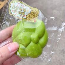 超柔软慢回弹面包，逼真面包甜甜圈玩具，成人减压玩具 - 彩色 - 查看 4