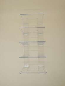 1pc Baby Shoe Rack, Large Capacity Cabinet-Style Shoe Rack, Children's Shoe Rack, Transparent Shoe Rack, Space-Saving Partition Desktop Transparent Multi-Function Rack, Suitable For Nursery, Newborn Room, Girls' Room Decor, Bedroom, Living Room, Entrance, Storage Room, Foyer Or Bathroom - Multicolor - View 8