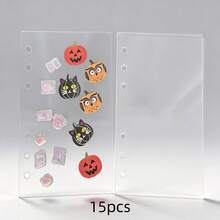 A6/A7/M5 Transparent PET Double-Sided Release Paper, Thick Hard Cover Sticker Book Divider Pages, PP Paper, Collage, Bubble Stickers, 3D Embossed Crystal Sticker Sheets, Sticker Refill Pack, Hard Cover Sticker Book, 3D Embossed Crystal Sticker Sheets - Clear - View 22