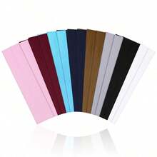 女士发带，防滑柔软棉质发圈，弹性面料，适合瑜伽、跑步、户外运动等，16条装 - 多色 - 查看 13