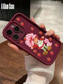 A The Pink Phone Case Features A Cross Pattern. It Is Compatible With Galaxy Models Including Compatible For Galaxy S25, S24, S23, S22, S21 PLUS, FE And Ultra,Galaxy A33 Compatible With For Iphone17 Pro Max, 16, 15, 14 And 13. It Makes A Perfect Gift For Birthdays, Holidays, New Year And Valentine's Day. - 酒紅色 - 查看 2