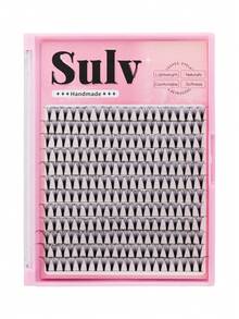 Sulv 240Pcs 12 Rows 20D Premade Fans Eyelash Extension 10mm,11mm,12mm,13mm,14mm,15mm,16mm To Choose Premade Fans Lashes - Black - View 2
