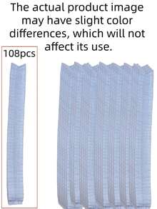 jakehoe 108pcs/Set Disposable Broom Covers, Essential Household Items. Made Of Electrostatic Adsorption Fabric, Effectively Removes Hair And Dust, Easy Cleaning. Suitable For Classrooms, Offices, Bedrooms, Living Rooms, Hotels, Dorms And Other Spaces. Transparent Garment Storage Bags With Zipper Closure, Moisture-Proof Storage For Jackets, Shirts, Skirts, Pants And Other Clothing. - A - View 10