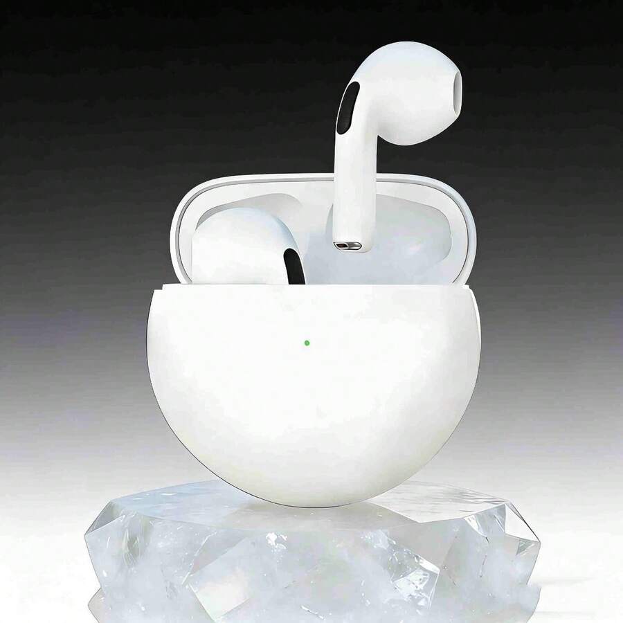 原装Pro6 TWS无线蓝牙5.3耳机，运动触控降噪耳塞，适合作为节日礼物 - 彩色 - 查看 1