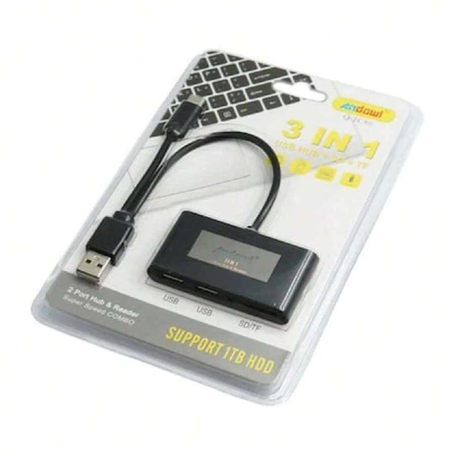 OISE ART STORE Hub 2 In 1 Usb A/m + Type-c Con 4 Porte Usb Trasmissione Super Veloce Pc Q-jc89 - - Multicolore - Visualizzare 1