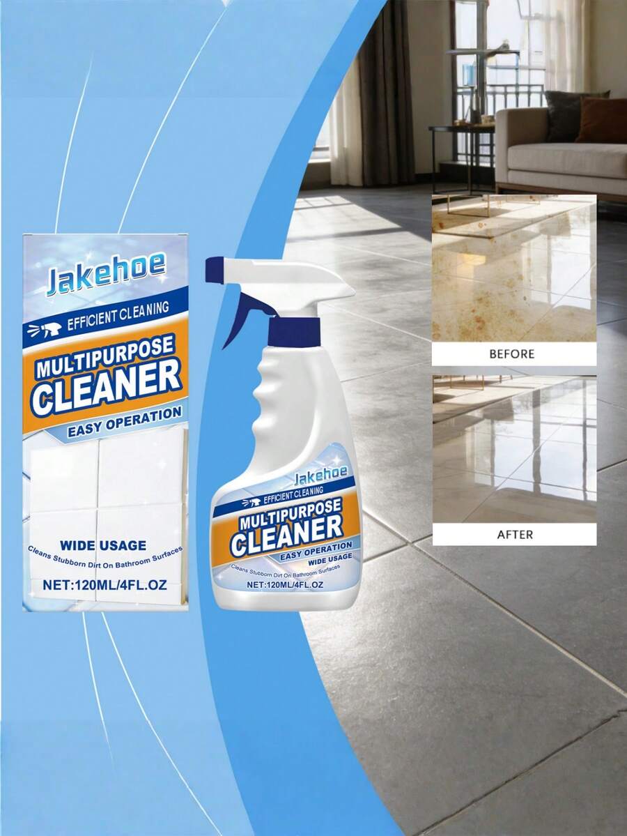 Multi-Purpose Cleaning Spray, Helps Remove Common Bathroom Stains, Convenient To Use - Liquid - View 1