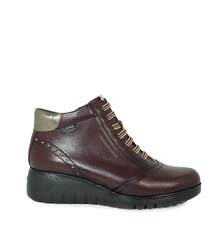 Women Ankle Boots & Booties - Burgundy - View 1