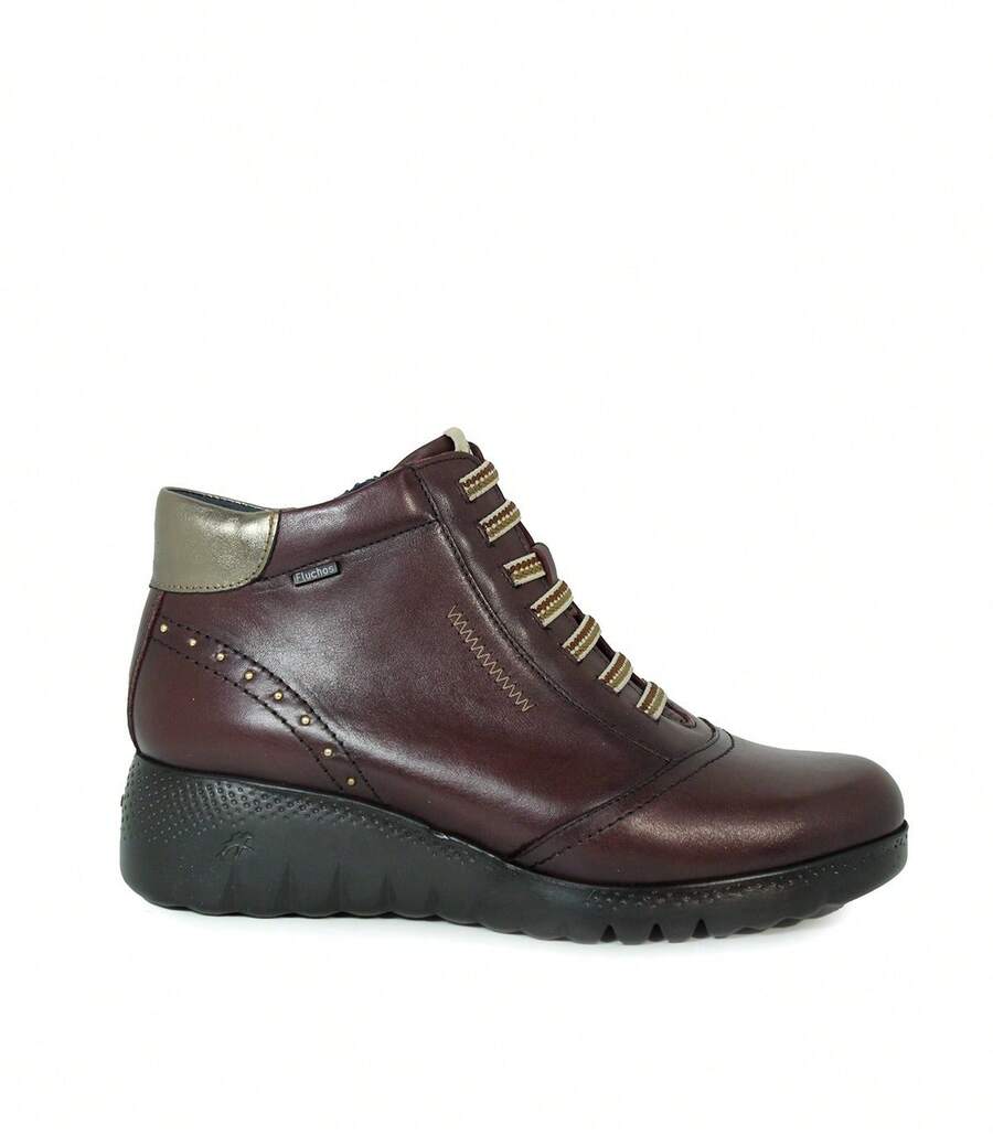 Women Ankle Boots & Booties - Burgundy - View 1