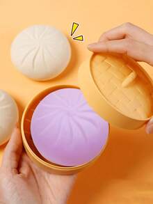 Adult Stress Relief Desktop Toy, Steamer Shaped, Squishable, Soft And Elastic Dough-Like Fidget Toy, Fun Handheld Novelty Toy, Suitable For Adult Parties, Office Desks And Home Decor - Multicolor - View 4