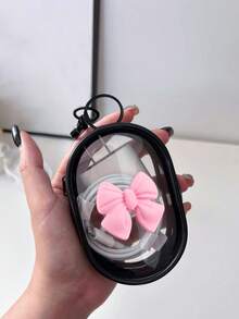 Bolsa organizadora de cabos em PVC (2 unidades) com gancho, transparente, compacta, ideal para guardar fones de ouvido e carregadores. Bolsa portátil para cabos, resistente a impactos, com zíper, multifuncional e resistente à pressão, perfeita para guardar mini pen drives. Ideal para uso externo, com design exclusivo e visual atraente. - Multicolorido - Ver 5