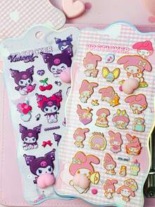 3D Cartoon Embossed Glow-In-The-Dark Stickers, Cute Creative Children's Toy Stickers, Wholesale - Multicolor - View 1