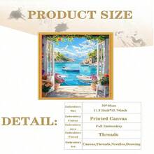 SNA 2026新款风景十字绣套件卡通房屋溪流樱花梦想家居装饰绘画刺绣套装DMC印花画布礼品梦想家居DIY套件工艺品刺绣套件十字绣套件钩针套件戳绣套件缝纫配件缝纫套件绣线工艺套件针线材料缝纫图案钩针工艺用品刺绣套件初学者缝纫图案 - 款式19-需要自己繡製,不含框架 - 查看 10