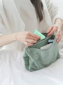 便携式旅行自动牙签筒，配有细牙线，口腔护理 - 多色 - 查看 2