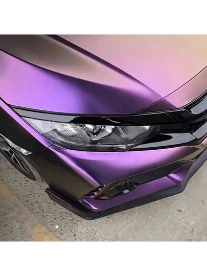 Película de vinilo mate camaleónica para envolver autos, fácil de aplicar y quitar, adecuada para autos, motocicletas, bicicletas, decoración interior y exterior, película de cambio de color