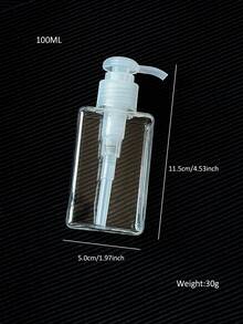 100ml-450ml Refillable Dispenser Bottles, Large Capacity Nail Polish Remover Tool Refill Bottles, Pump Bottles For Shampoo, Body Wash, Hand Soap, Transparent Plastic Bottles - Multicolor - View 9