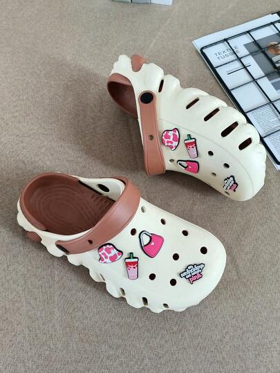 女士甜美粉色休闲背包，透气穿孔套脚鞋，可拆卸鞋垫，适合校园、女生