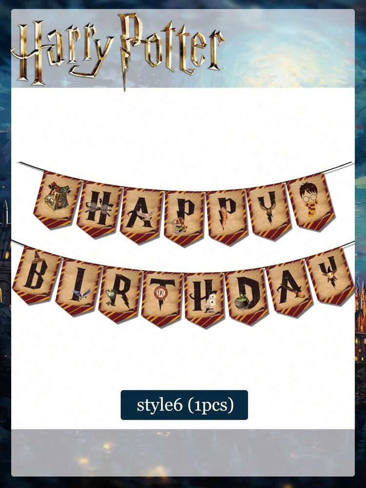 Harry Potter 10/15 件哈利波特主题生日派对装饰品，价格实惠的派对用品，送给好朋友的最佳节日礼物，营造派对氛围，完美的派对装饰，家居装饰品，完美的房间装饰，圣诞礼物，情人节礼物，理想的朋友礼物，适合生日庆祝，纪念品，女士纪念品，可爱美学，情人节礼物，装饰品，家居装饰，情人节礼物 - 均碼 - 查看 8