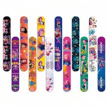 12/24pcs K-POP Cartoon Clapping Bracelets, Anime Character Pattern KPOPPP Clapping Rings, Theme Birthday Party Supplies, Photo Props, Christmas, Valentine's Day, Easter Gifts - Sets - View 5