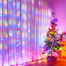 300 LED Fairy String Lights, USB Powered Curtain Lights With Remote Control, 8 Modes, Suitable For Christmas, Ramadan, Valentine's Day, Holiday Parties, Weddings, And Home Use - USB Curtain Light - View 6