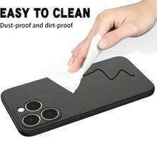 黑色保护壳，适用于 Realme 系列，防汗防指纹，触感柔软舒适，防滑防汗，耐磨防刮，防震保护。 - 黑色 - 查看 7