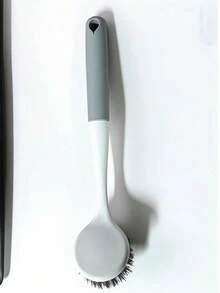 1pc Reusable Long Handle Cleaning Brush - Effective Tool For Household Sink, Stove And Cup Cleaning - No Charging Required, Convenient To Use, Space-Saving - Multicolor - View 10