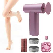 三合一电动去茧器、指甲磨脚器、足部按摩器、可充电足锉、死皮去除器，1500mAh - 彩色 - 查看 12