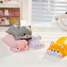 人体工学腕托支架 - 可爱慢回弹PU鼠标垫 - 电脑桌及办公用品的完美之选 - 貓 - 查看 9