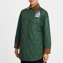Nike 女士 AS W NSW NNSC QULT JKT GCEL 梭织连帽夹克 IQ3942-323 - 綠色 - 查看 4