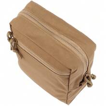 1个战术通用高型收纳包，500D考杜拉尼龙MOLLE多用途收纳包，适用于战术腰带背心，军用级多用途包，适用于气枪狩猎，耐用装备收纳包 - 彩色 - 查看 8