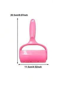 1/3/5片装绒毛滚筒替换装粘毛刷滚筒替换纸，用于去除毛衣灰尘 - 多色 - 查看 2