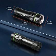 专业LED潜水手电筒 100000流明 战术手电筒 IPX8防水水下灯 潜水300米强光灯 - 潛水手電筒 - 查看 3