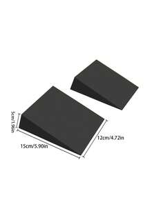 2个瑜伽楔形砖，健身深蹲倾斜砖，EVA材质抬腿拉伸脚跟倾斜板 - 彩色 - 查看 11