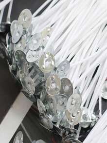 10/30/50/100 根 9厘米/16厘米蜡烛芯，用于DIY蜡烛制作 - A - 查看 10