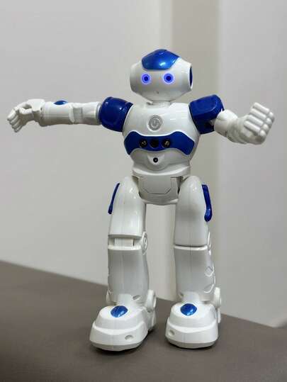 1pc Programmable Robot Toy, Remote Control & Gesture Sensing Robot Toy, Arlo Remote Control Smart Robot With Voice Dialogue, Auto Demo, Science Education, Interactive Walking Singing Dancing Robot, Suitable For 3-12 Years Old Boys And Girls, Great Gift For Birthday, Christmas, Halloween, Easter, Thanksgiving, New Year