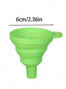 4个装可折叠硅胶漏斗 - 节省空间，防漏设计，速干易清洗，适用于烹饪、烘焙、酿造 - 适合家庭、宿舍、厨房 - （湖蓝色、粉色、绿色），宿舍必备，可折叠，材质柔软，液体转移工具，小型厨房适用，也是节日和生日礼物的理想之选。 - 彩色 - 查看 2