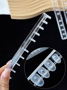 All-In-One Minimalist Magnetic Nail Display Stand, Nail Art Practice Base, Nail Salon Display Tool - Multicolor - View 2