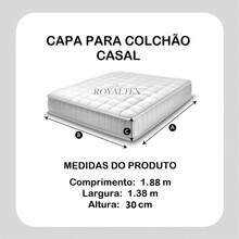 Double Gel Knit Mattress Cover With Zipper - 白色 - 查看 7