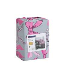 Soft Printed Sheet Set Fitted And Flat Bed Sheet With Pillowcases All Season Bedding - Bess Bows Pink - View 3