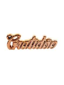 Decorative Porcelain Ornament With Word Design For Interior Decoration - Gratitude - View 5