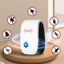 4pcs 2026 New Version Soundwave Technology Pest Control Device - Effective Indoor Pest Control Suitable For Homes, Kitchens, Offices, Hotels, And Warehouses - Eliminates Fleas, Insects, Mosquitoes, Mice, Lizards, Spiders, Ants, Cockroaches - US A Type Plug(110-127V) - View 3