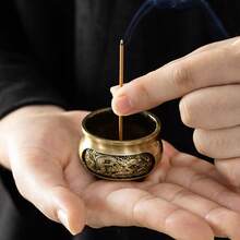 Alloy Mini Incense Burner, Copper Incense Holder, Xuande Incense Burner, Stick Incense Holder, Home Sandalwood Burner, Premium Copper Burner - Mini Incense Burner - View 10