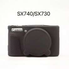 适用于佳能SX740/SX730相机的硅胶相机保护套，摄影保护套，SX740硅胶保护套相机包收纳袋，男女通用数码相机包 - 彩色 - 查看 14