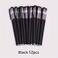 Bộ 12/24 bút bi gel 0.5mm, bút bi mực cao cấp GP380, viết trơn tru và liên tục, thích hợp cho học sinh, văn phòng phẩm, đồ dùng học tập, mùa tựu trường. - Màu xanh dương, 12 cái - Xem 14