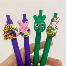 Bulk Easter Gel Pens With Rabbit Design, Great For Gift Baskets, Egg Crafts And Easter Supplies. These Retractable Black Ink Ballpoint Pens Make Excellent Gifts For Teachers, Students And Office Essentials - Sets - View 6