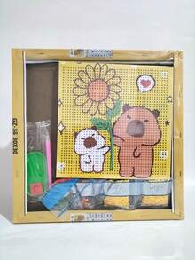 Kids Paint-By-Number Kits - 向日葵黃 - 查看 2