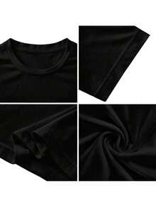 Ne-Eons Gens Misato Cyber Sigil Y2K Anime Streetwear  Round Neck, Standard Cut, Slightly Stretching Fabric, Everyday Style Print, Casual Crew Neck, Perf - 風格 - 查看 5