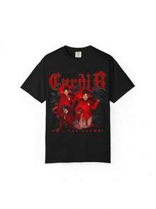 Am I The Drama T-Shirt - Official Rap Song Print Casual Round Neck Tee, Fan Art Apparel For Year-Round Wear (Machine Washable, Black) - 黑色5 - 查看 1