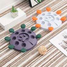 多功能宠物慢食训练玩具，犬猫互动益智玩具，喂食碗 - 彩色 - 查看 3