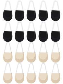 Women's Ultra-Thin Breathable Invisible Low-Cut Boat Socks, Invisible Ice Skating Socks - Multicolor - View 17