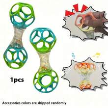Best Newborn Gift: Soft Grip Ball Rattle - Sensory Development Toy, Enhances Hand Grasping Ability - Multicolor - View 15